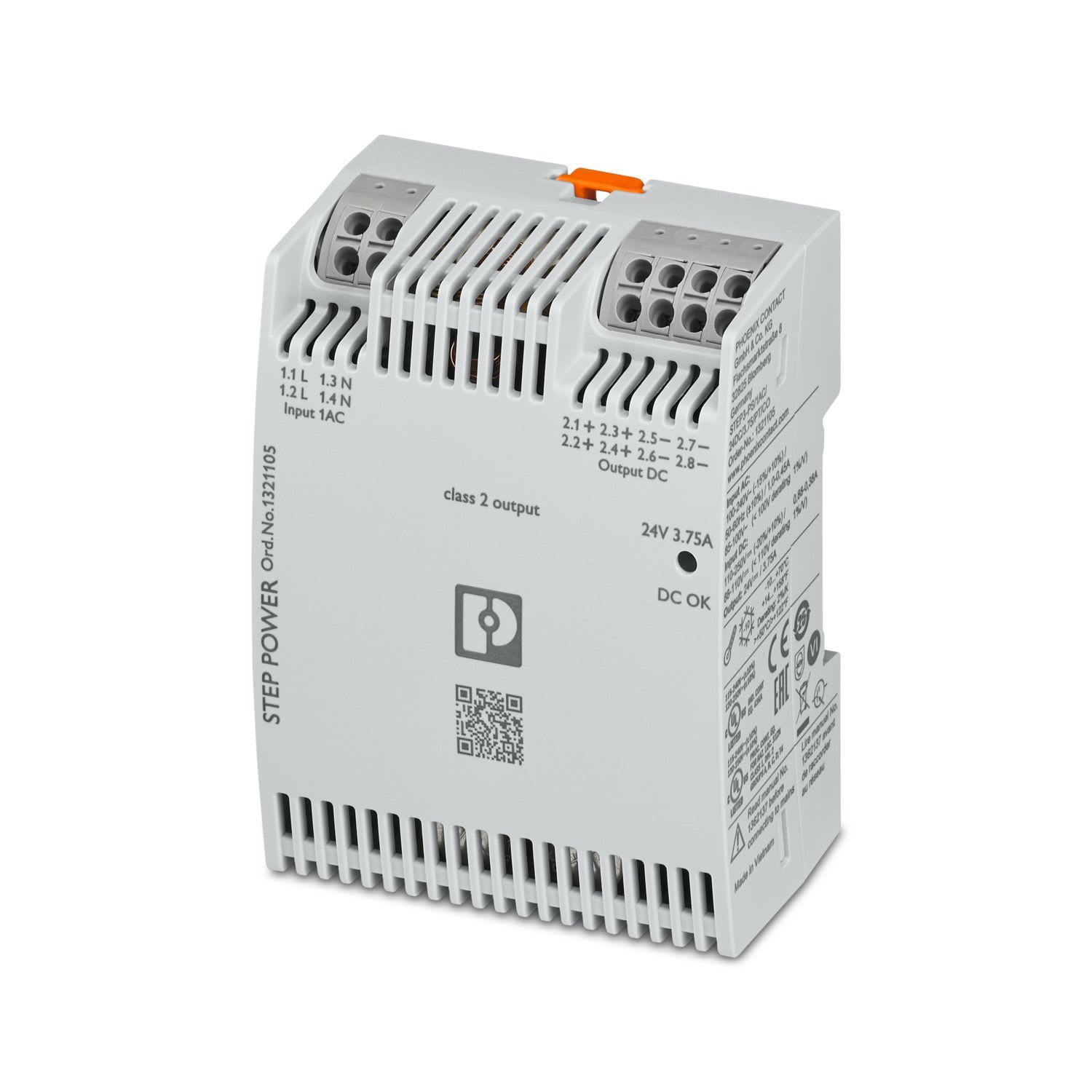 Phoenix Contact - Alimentation modulaire Mono 230VAC/24VDC-3,75AAtex