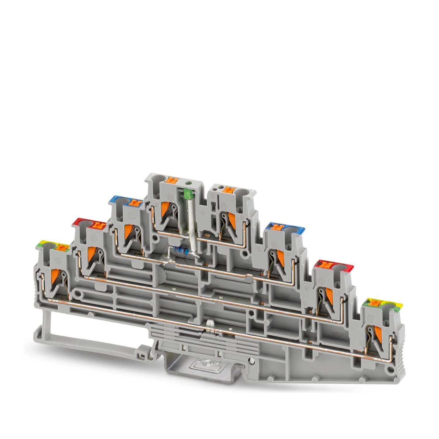 Phoenix Contact - PT 2,5-PE/L RD/L BU/L LED 24 G