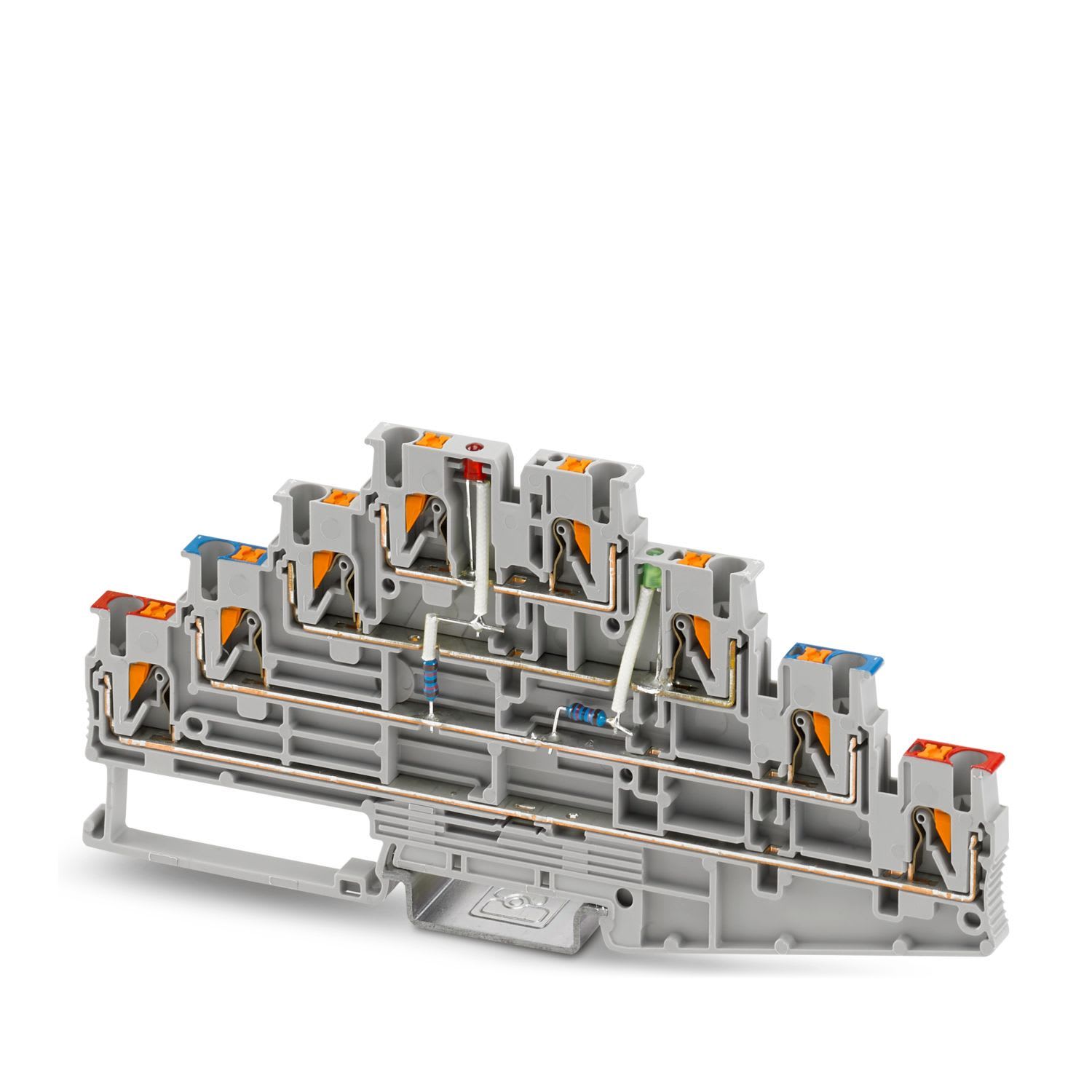 Phoenix Contact - PT 2,5-L RD/L BU/L LED 24 GN/L - PT 2,5-L RD/L BU/L LED 24 GN/L