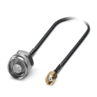 Phoenix Contact - Cordon COAXIAL PVC - traversée N male vers R-SMA male - Noir - 0,5m