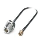 Phoenix Contact - Cordon COAXIAL PVC - traversée N Femelle vers SMA male - Noir - 0,5m