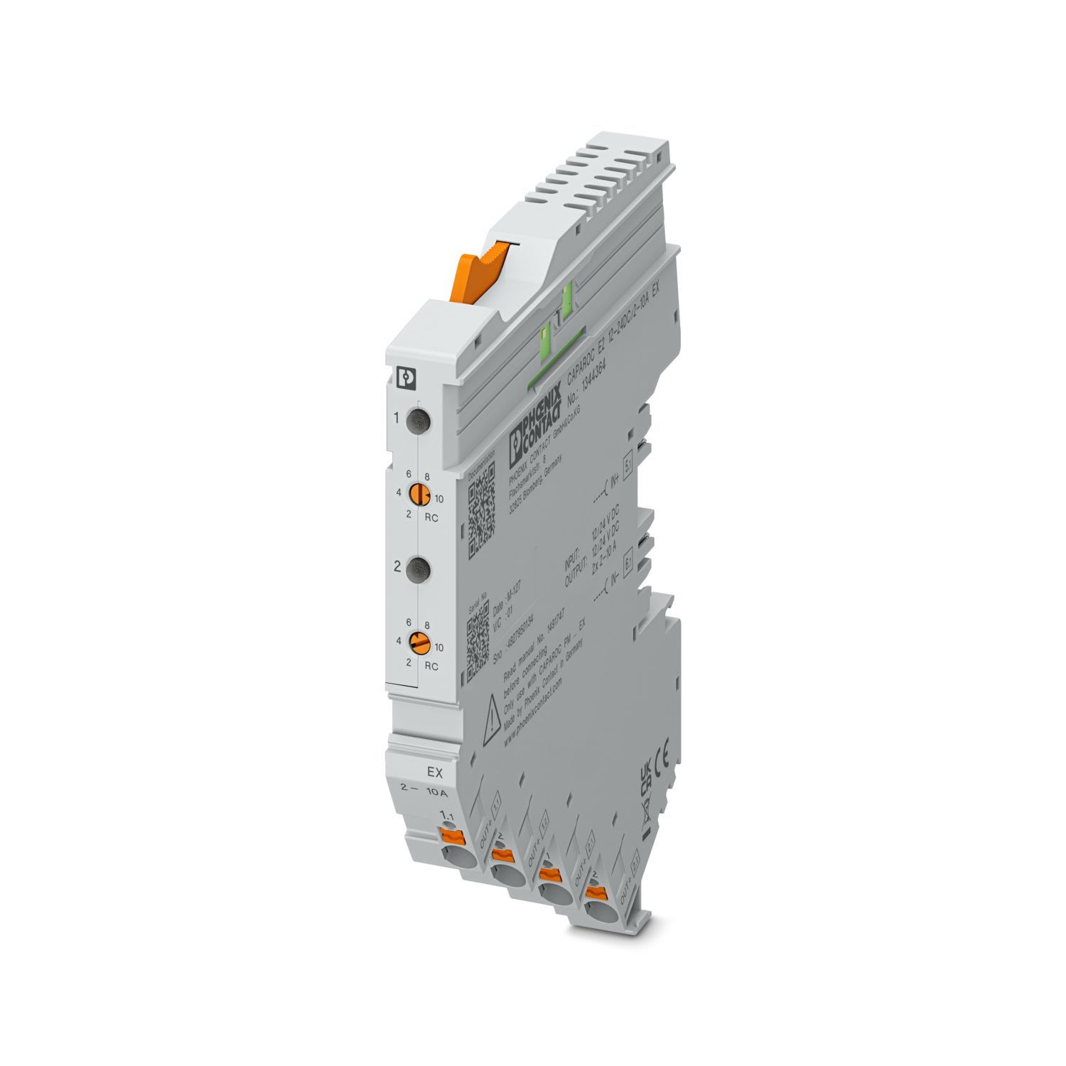 Phoenix Contact - Disjoncteur électronique configurable 12/24VDC 2 voies réglable 2 à 10A - Atex