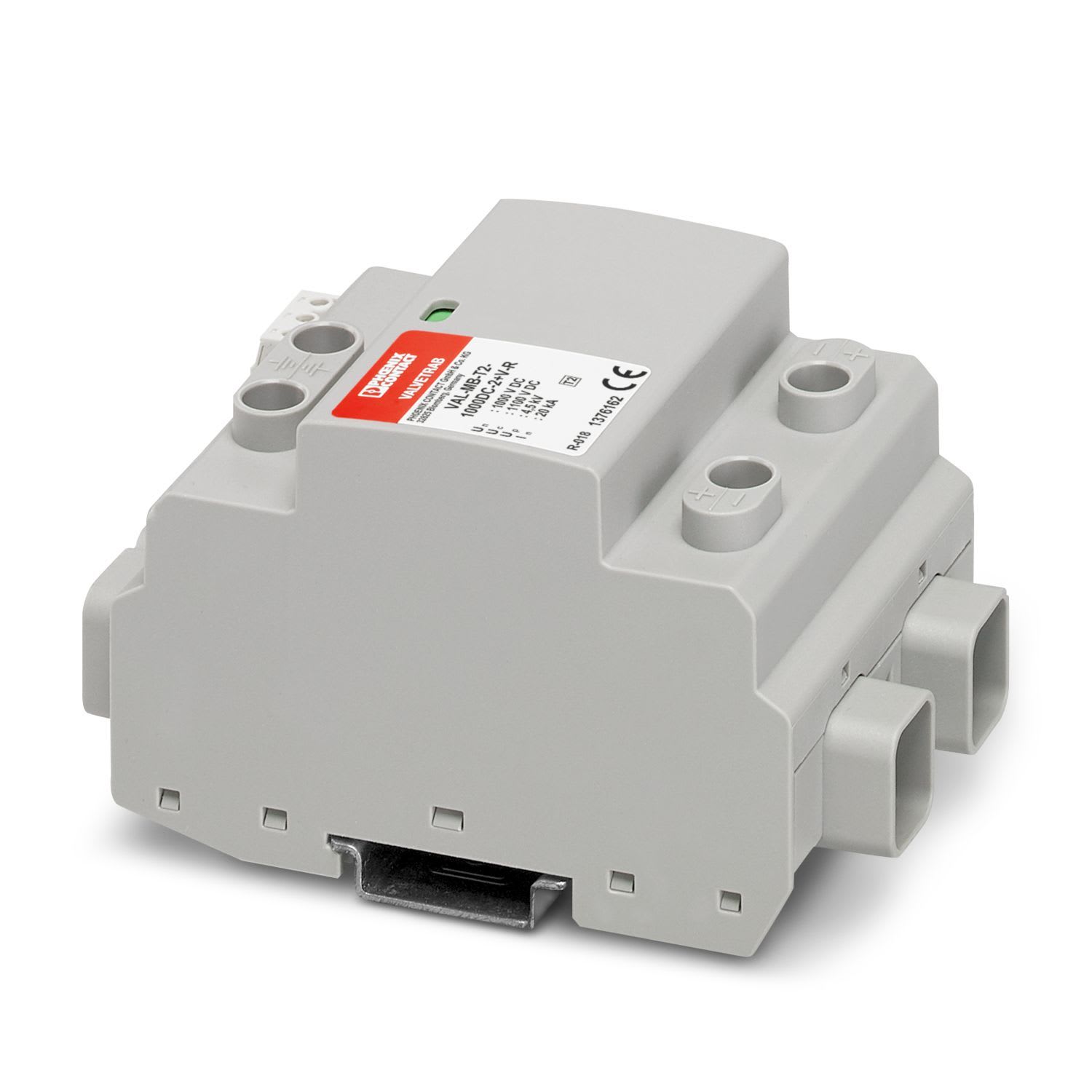 Phoenix Contact - VAL-MB-T2-1000DC-2+V-R - Parafoudre PV - T2 - 1000VDC - In: 20 kA