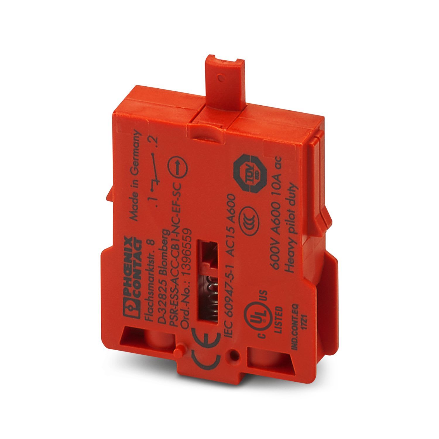 Phoenix Contact - Contact NC pour interrupteur d'arrêt d'urgence - PSR-ESS-ACC-CB1-NC-EF-SC