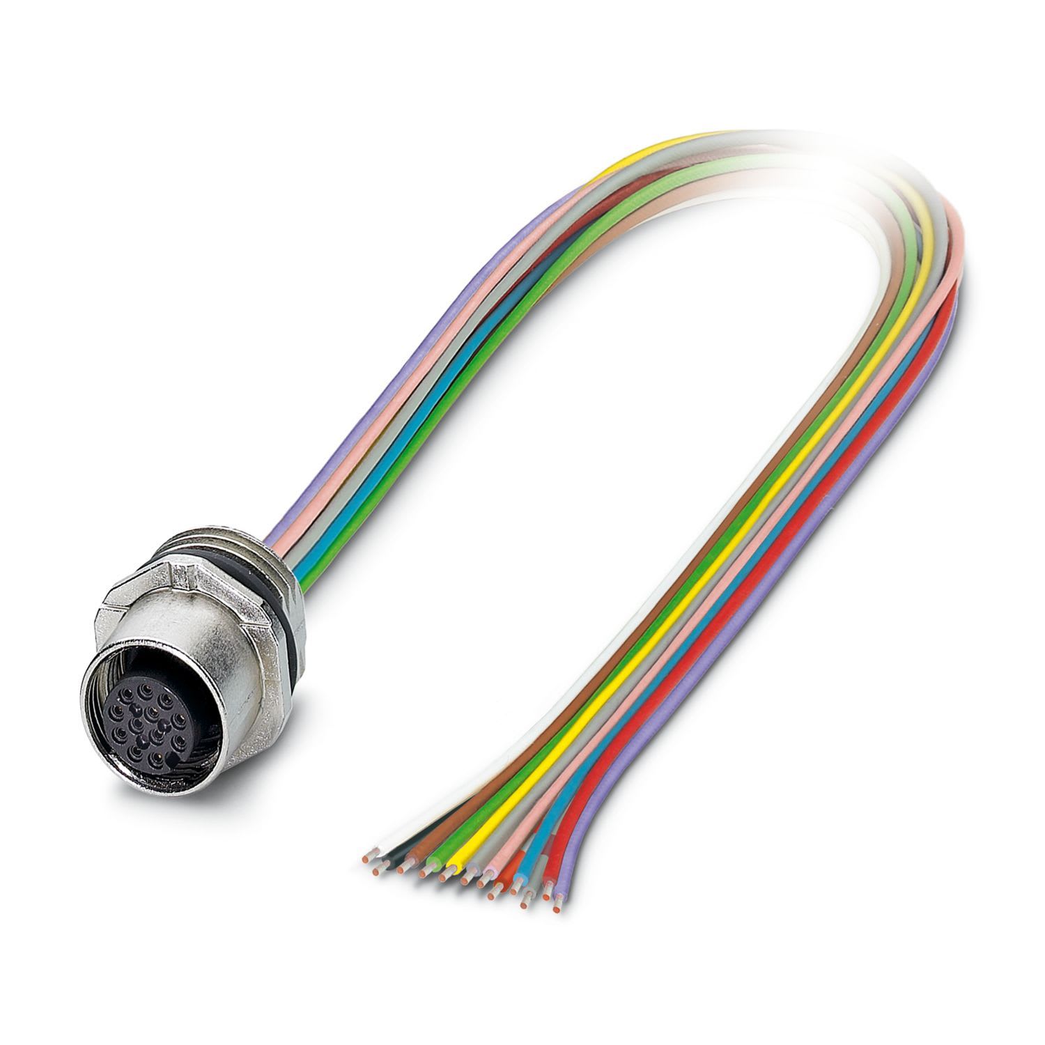 Phoenix Contact - Embases paroi avant - SACC-E-M12FS-12CON-M16/0,5 VA