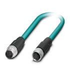 Phoenix Contact - Câble Bus, 8 pôles, Ethernet CAT5, M12 mâle droit, M12 femelle droit, A, 0,5 m