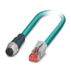 Phoenix Contact - Câble Bus, 8 pôles, Ethernet CAT5, M12 mâle droit, RJ45, A, 0,5 m