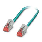 Phoenix Contact - Cordon Ethernet RJ45 ->RJ45 Cat 5, cable PUR SF/TQ AWG26 - Bleu - 12m