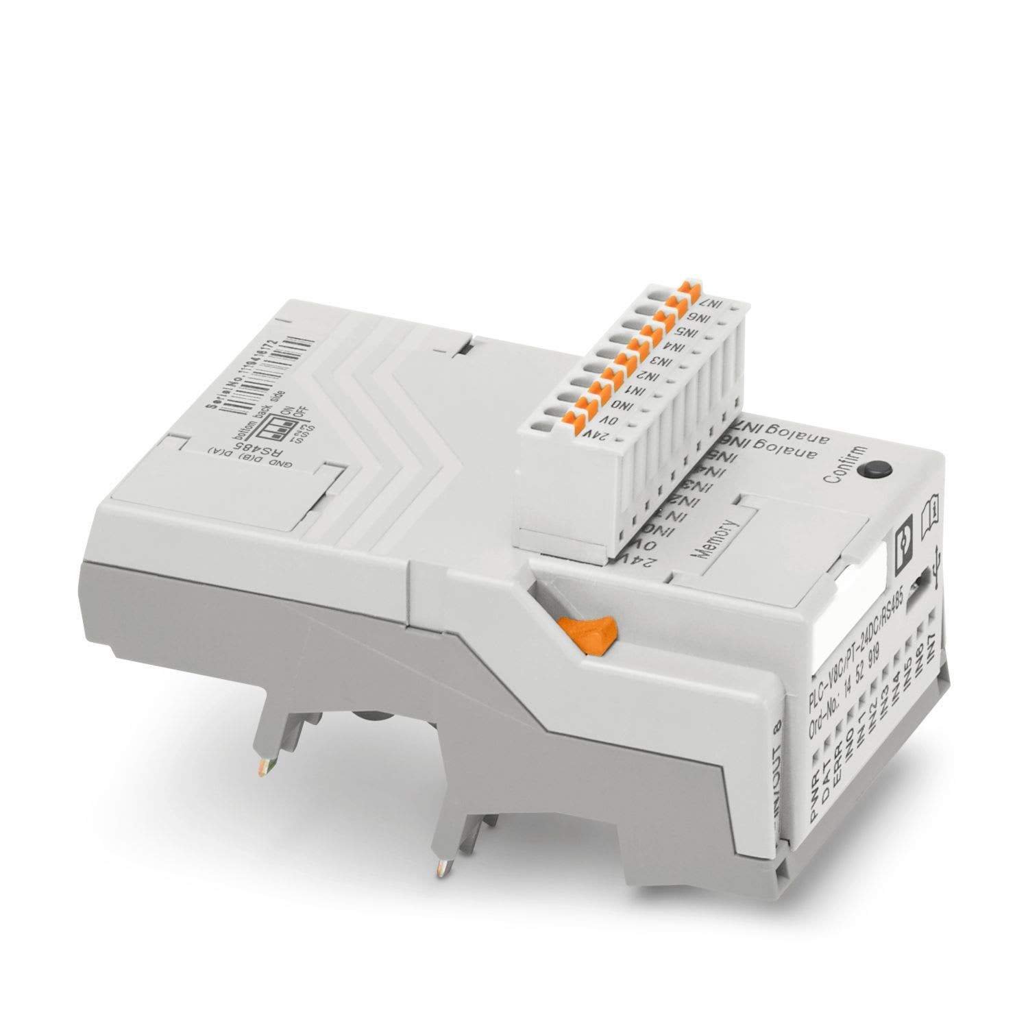 Phoenix Contact - Module logique extensible push-in, interface Modbus RTU RS485 - monte sur relais