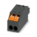 Phoenix Contact - Fiche débrochable 2p, pas: 3.5 mm, 1.5 mm², 8 A, 160 V - XPC 1,5/ 2-ST-3,5 BK
