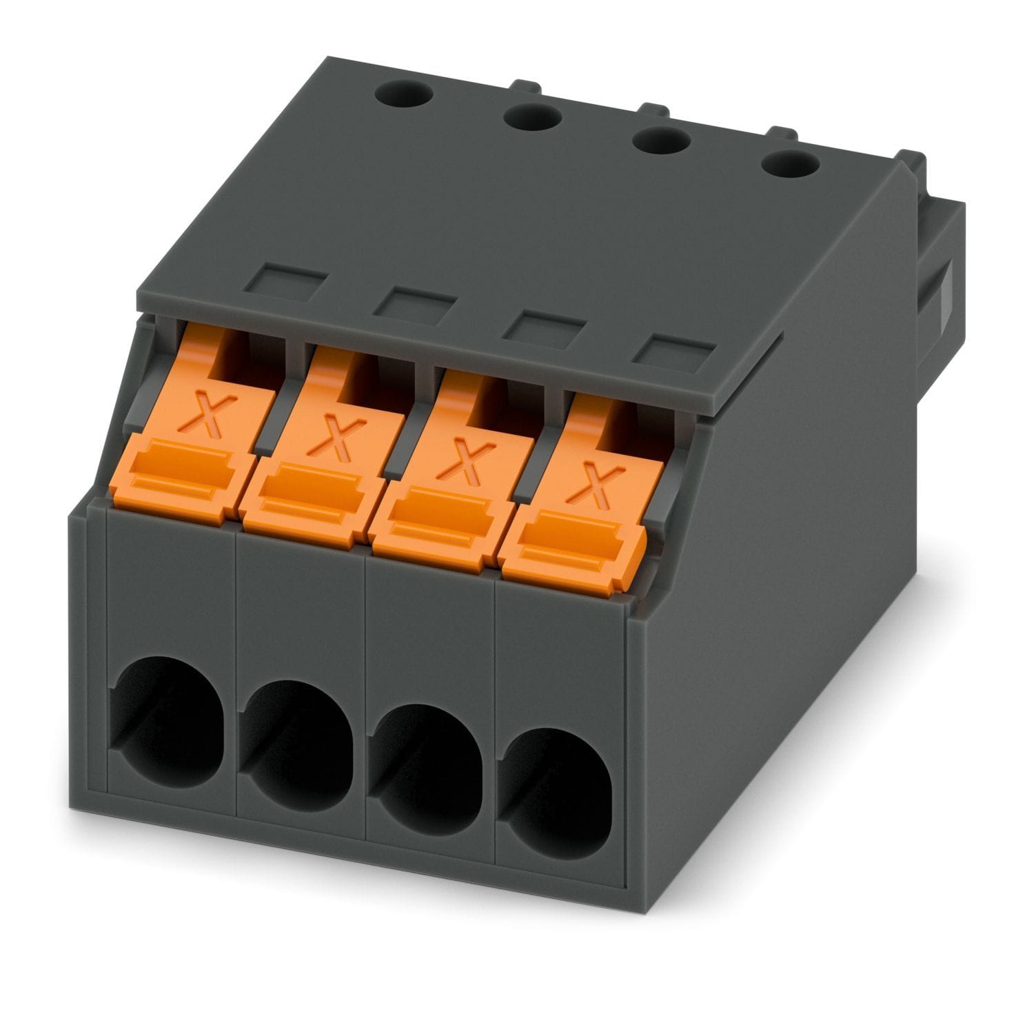 Phoenix Contact - Fiche débrochable 4p, pas: 3.5 mm, 1.5 mm², 8 A, 160 V - XPC 1,5/ 4-ST-3,5 BK