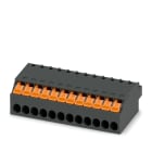 Phoenix Contact - Fiche débrochable 12p, pas: 3.5 mm, 1.5 mm², 8 A, 160 V - XPC 1,5/12-ST-3,5 BK