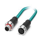 Phoenix Contact - Câble Bus, 4 pôles, Ethernet CAT5, M12 mâle droit, M12 femelle droit, D, 2 m