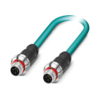 Phoenix Contact - Câble Bus, 4 pôles, Ethernet CAT5, M12 mâle droit, M12 mâle droit, D, 1 m