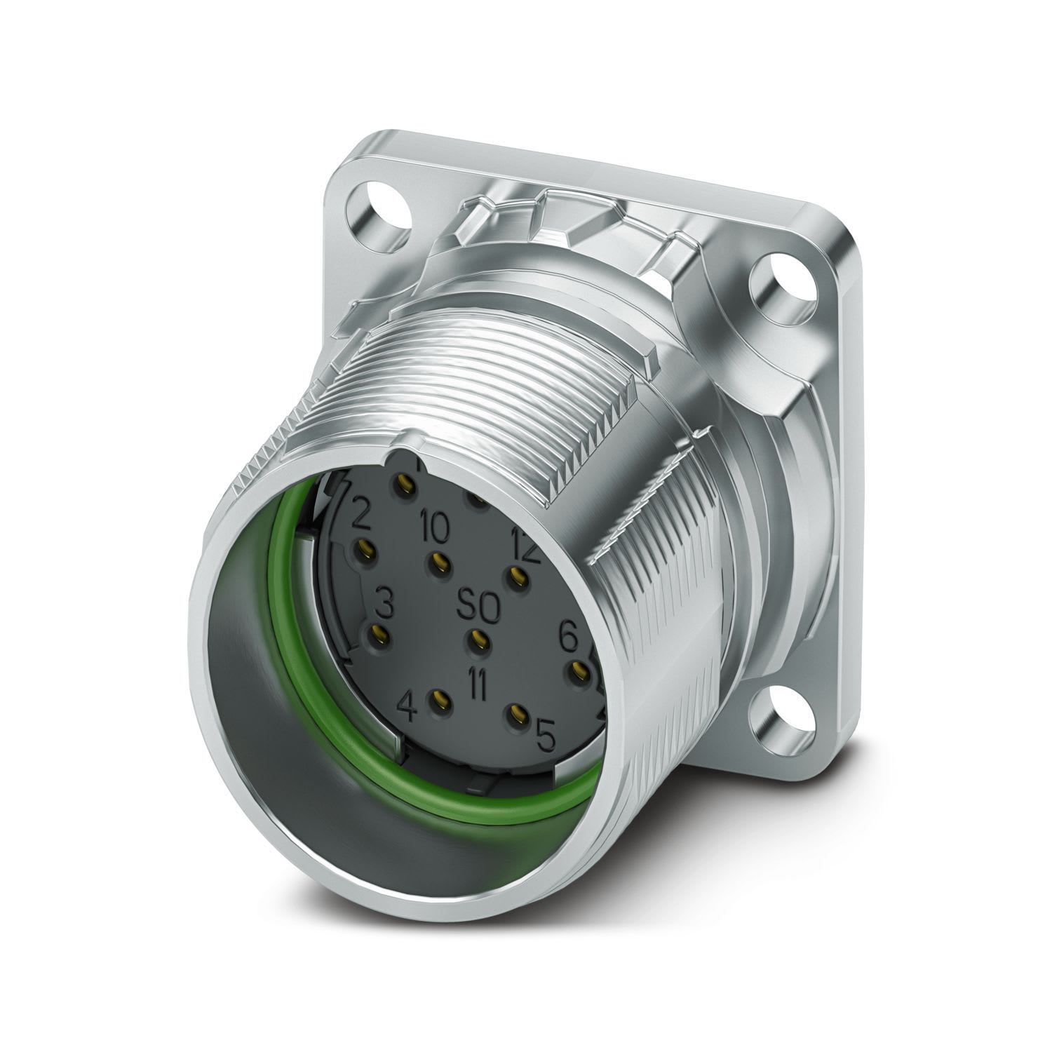 Phoenix Contact - Embases paroi avant - M23-12S1N8AW500S