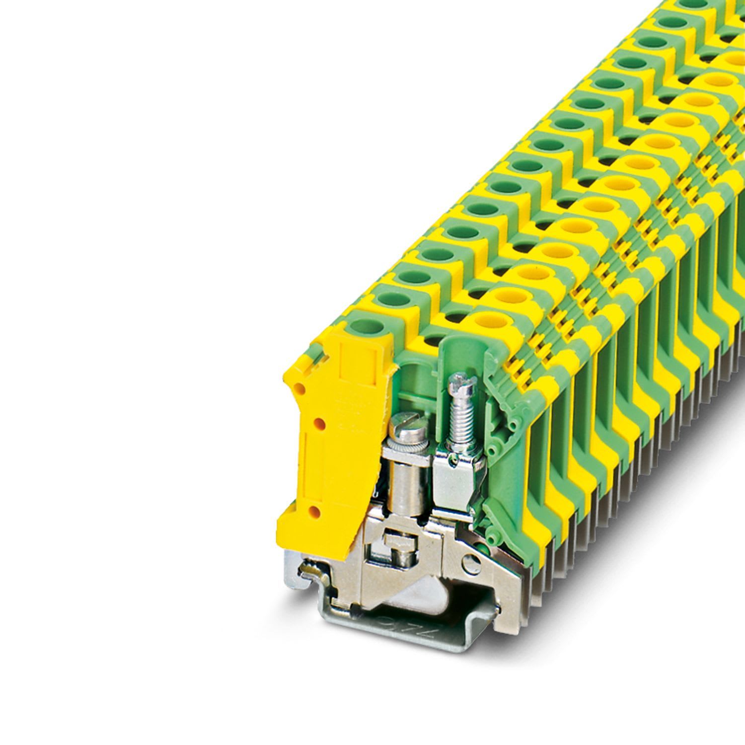 Phoenix Contact - TB 10-PE I - Bloc de jonction avec raccordement à la terre