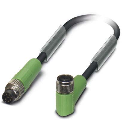 Phoenix Contact - Câble capt./act., 8 pôles, PUR, M8 mâle droit, M8 femelle coudé, A, 0,3 m