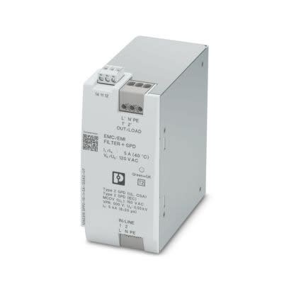 Phoenix Contact - Filtre CEM avec parafoudre 120V - 5A