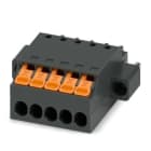 Phoenix Contact - Fiche débrochable 5p, pas: 3.5 mm, 1.5 mm², 8 A, 160 V - XPC 1,5/ 5-STF-3,5 BK