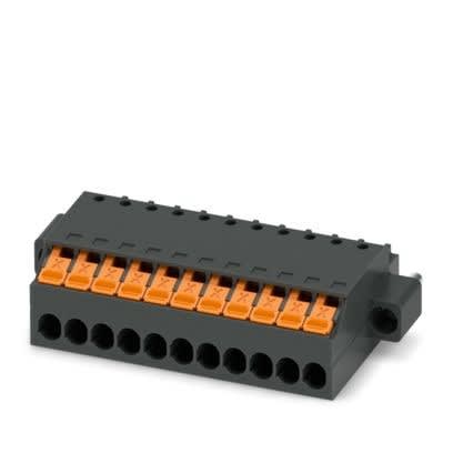 Phoenix Contact - Fiche débrochable 11p, pas: 3.5 mm, 1.5 mm², 8 A, 160 V - XPC 1,5/11-STF-3,5 BK