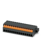 Phoenix Contact - Fiche débrochable 15p, pas: 3.5 mm, 1.5 mm², 8 A, 160 V - XPC 1,5/15-STF-3,5 BK
