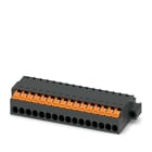 Phoenix Contact - Fiche débrochable 16p, pas: 3.5 mm, 1.5 mm², 8 A, 160 V - XPC 1,5/16-STF-3,5 BK