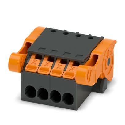 Phoenix Contact - Fiche débrochable 4p, pas: 3.5 mm, 1.5 mm², 8 A, 160 V - XPC 1,5/ 4-ST-3,5-LR BK