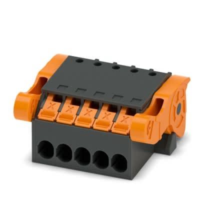 Phoenix Contact - Fiche débrochable 5p, pas: 3.5 mm, 1.5 mm², 8 A, 160 V - XPC 1,5/ 5-ST-3,5-LR BK