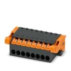Phoenix Contact - Fiche débrochable 8p, pas: 3.5 mm, 1.5 mm², 8 A, 160 V - XPC 1,5/ 8-ST-3,5-LR BK