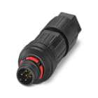 Phoenix Contact - Connecteur M12 Push-pull, A, mâle droit, 5P, push-lock, non blindé, diam. 4 à 8