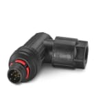 Phoenix Contact - Connecteur M12 Push-pull, A, mâle coudé, 5P, push-lock, non blindé, diam. 4 à 8