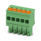 Phoenix Contact - Fiche débrochable 5p, pas: 3.5 mm, 1.5 mm², 8 A, 160 V - FMCOR 1,5/ 5-ST-3,5