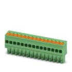 Phoenix Contact - Fiche débrochable 15p, pas: 3.5 mm, 1.5 mm², 8 A, 160 V - FMCOR 1,5/15-ST-3,5