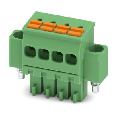 Phoenix Contact - Fiche débrochable 4p, pas: 3.5 mm, 1.5 mm², 8 A, 160 V - FMCOR 1,5/ 4-STF-3,5