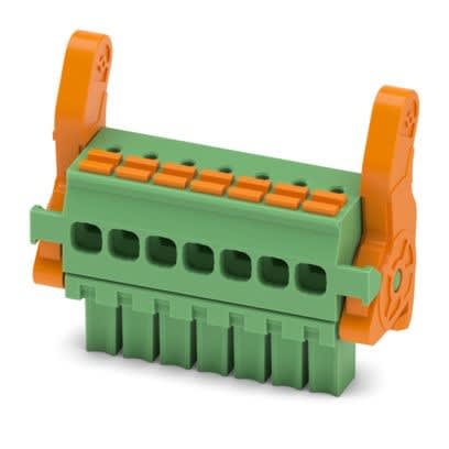 Phoenix Contact - Fiche débrochable 7p, pas: 3.5 mm, 1.5 mm², 8 A, 160 V - FMCOW 1,5/ 7-ST-3,5-LR