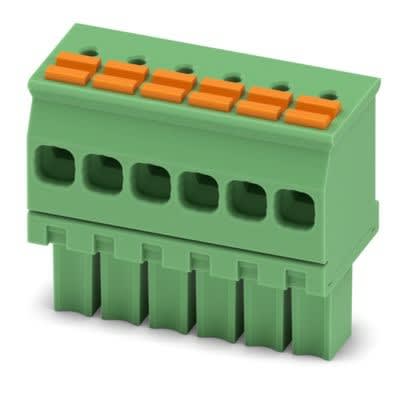 Phoenix Contact - Fiche débrochable 6p, pas: 3.5 mm, 1.5 mm², 8 A, 160 V - FMCOW 1,5/ 6-ST-3,5