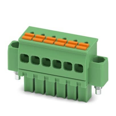 Phoenix Contact - Fiche débrochable 6p, pas: 3.5 mm, 1.5 mm², 8 A, 160 V - FMCOW 1,5/ 6-STF-3,5