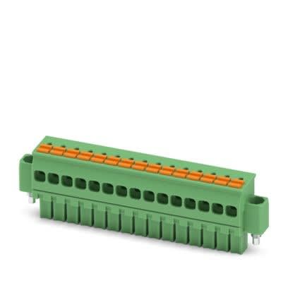 Phoenix Contact - Fiche débrochable 15p, pas: 3.5 mm, 1.5 mm², 8 A, 160 V - FMCOW 1,5/15-STF-3,5