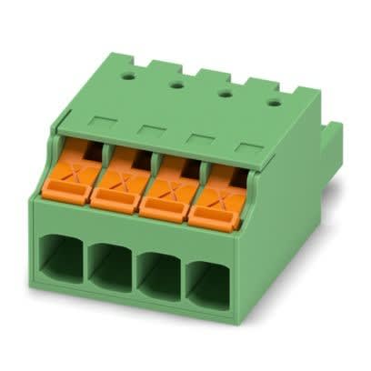 Phoenix Contact - Fiche débrochable 4p, pas: 5.08 mm, 2.5 mm², 16 A, 320 V - XPC 2,5/ 4-ST-5,08