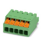 Phoenix Contact - Fiche débrochable 5p, pas: 5.08 mm, 2.5 mm², 16 A, 320 V - XPC 2,5/ 5-ST-5,08
