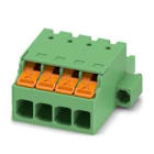 Phoenix Contact - Fiche débrochable 4p, pas: 5.08 mm, 2.5 mm², 16 A, 320 V - XPC 2,5/ 4-STF-5,08