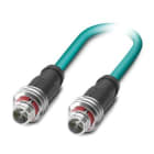 Phoenix Contact - Câble Bus, 8 pôles, Ethernet CAT6A, M12 mâle droit, M12 mâle droit, X, 2 m