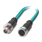 Phoenix Contact - Câble Bus, 8 pôles, Ethernet CAT6A, M12 mâle droit, M12 femelle droit, X, 5 m