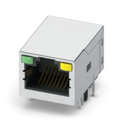 Phoenix Contact - Connecteur pour C.I. RJ45 - CUC-IB1G-J1ST-AT/R4T-L1