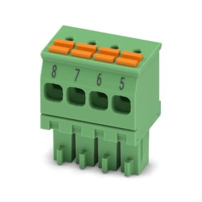 Phoenix Contact - Fiche débrochable 4p, pas: 3.5 mm, 1.5 mm², 8 A, 160 V - FMCOR 1,5/ 4-ST-3,5 BD: