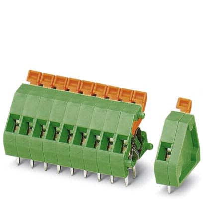 Phoenix Contact - Bornier C.I 1p, pas: 3.81 mm, 1 mm², 12 A, 200 V - ZFKDS 1-W-3,81