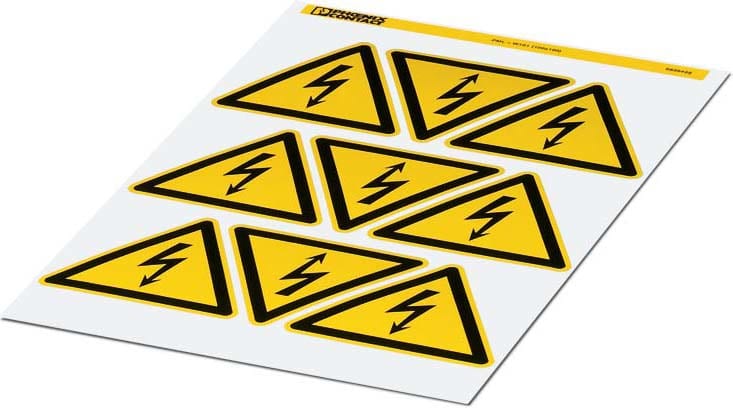 Phoenix Contact - PML-W101 (100X100) - Etiquette d'avertissement PML-W101 (100X100)