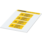 Phoenix Contact - PML-W301 (52X26) - Etiquette d'avertissement PML-W301 (52X26)