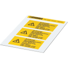 Phoenix Contact - Etiquette d'avertissement PML-W301 (74X37)
