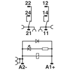 Phoenix Contact - RIF-1-RPT-LDP-12DC/2X21 - Module à relais RIF-1-RPT-LDP-12DC/2X21